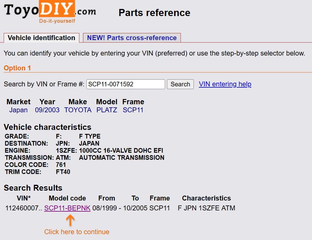 Toyota Platz 2003/9 - Image